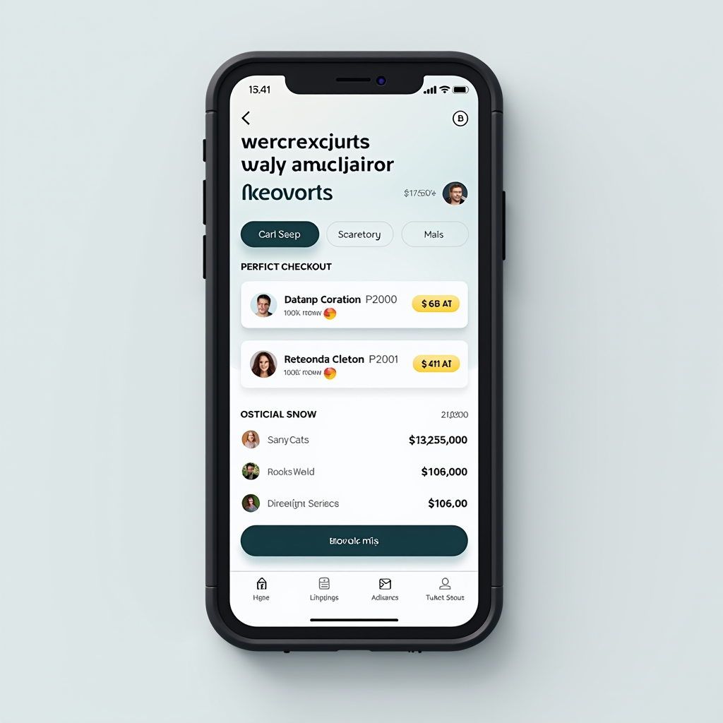 Screenshot of the Ticket Sell mobile app showing a modern redesigned user interface with an optimized checkout process, digital wallet integration, and a clean booking flow on a smartphone screen